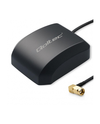 qoltec Mobilna Antena GPS GLONASS z podstawą magnetyczną | dookólna |   28dBi | 50W | SMA RA