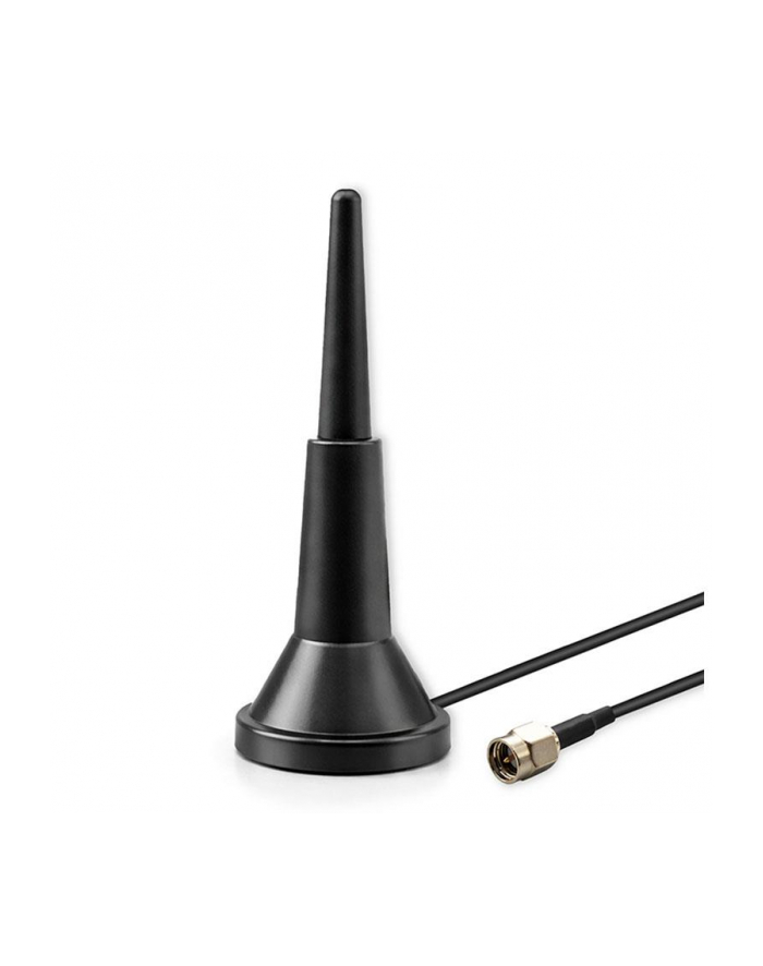 qoltec Antena 4G LTE z podstawą magnetyczną | 5dBi | wewnętrzna |       dookólna | 600-2700 MHz | SMA | 3m główny