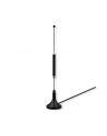 qoltec Antena 4G LTE z podstawą magnetyczną | 5dBi | dookólna |   wewnętrzna | 600-2700 MHz | SMA | 3m - nr 1