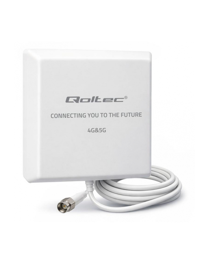 qoltec Antena 4G 5G LTE | 9dBi | kierunkowa | zewnętrzna | SMA |        wodoodporna | 3m główny
