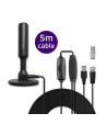 qoltec Wewnętrzna Antena TV DVB-T2 ze wzmacniaczem sygnału i magnetyczną podstawą | 4K | 28dBi | 5m - nr 8