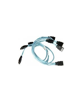 Supermicro Set of 4 (Round) SATA Cable,(43/33/26/22)cm, Pb free (CBL-0190L)
