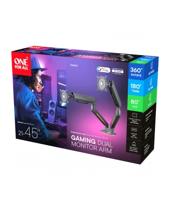 One For All Monitor Halterung Experience RGB Dual (DM8210)