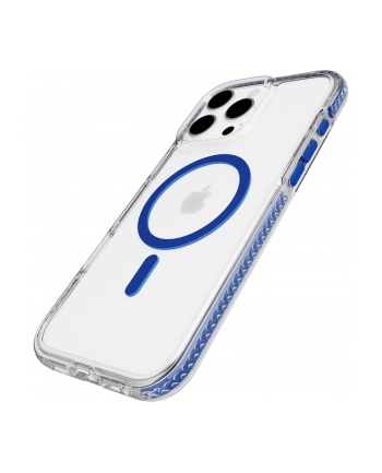 Tech21 Evocrystal Etui Do Iphone A 16 Pro Max Kompatybilne Z Magsafe Odporne Na Uderzenia 15X Wojskowy Standard Testowany W Kolorze Niebieskim