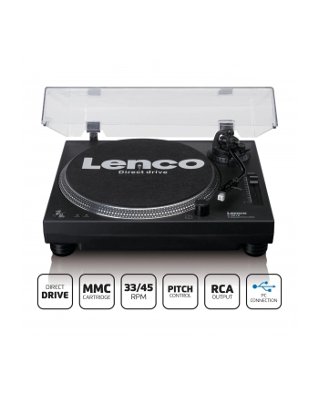 Gramofon Lenco L-3818BK Czarny (8711902069058) nr 1