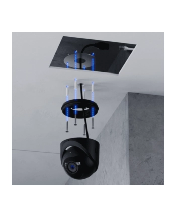 Ubiquiti UVC-G6-Turret-B Black, All-weather, tamper-resistant 4K PoE camera with a 1/1.8'' 8MP image sensor, Multi-TOPs AI Engine, and 3-axis manual adjustments for flexible installation nr 1