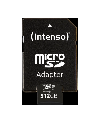 Intenso microSDXC 512GB C10 UHS-I Professional + Adapter nr 2