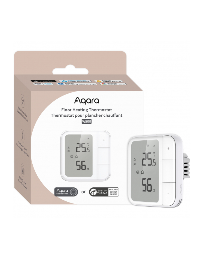 Aqara termostat do ogrzewania podłogowego W500 UTA01D główny