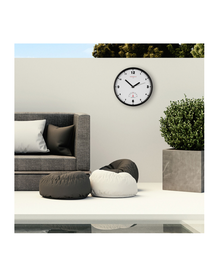 Kienzle Zegar ścienny 30cm z pomiarem temperatury Garden, biały (BRSP14982) główny