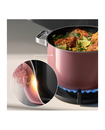 Wmf Komplet Garnków Fusiontec Mineral Pro 4szt. Rose Quartz 0518955290