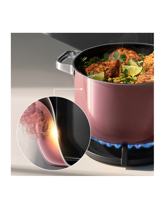 Wmf Komplet Garnków Fusiontec Mineral Pro 4szt. Rose Quartz 0518955290 główny