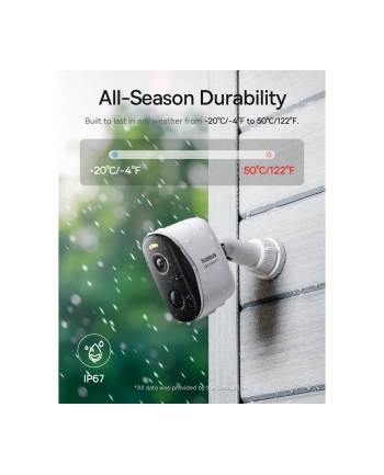 Baseus Zestaw Kamer Zewnętrznych N1 Plus 2K (Białe) (S0TY002131) nr 2