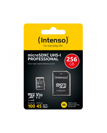 Intenso 3433492 pamięć flash 256 GB MicroSDXC UHS-I Klasa 10 nr 2