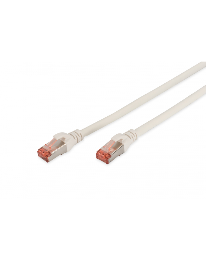 DIGITUS  KABEL KROSOWY CAT-6-5 M - EKRANOWANIE S-FTP - PRZEWODY MIEDZIANE - PŁASZCZ LSZH - KABEL SIECIOWY - BIAŁY  () główny