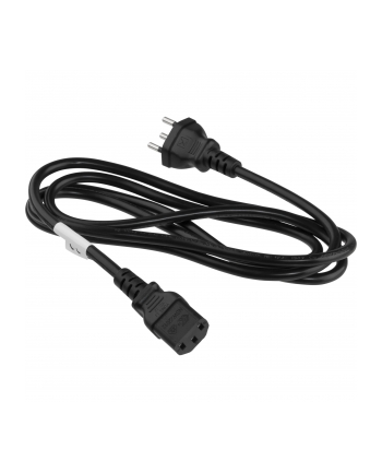 Dinic CB-N-S-I kabel zasilające Czarny 1,8 m Wtyczka zasilająca typu J C13 panel