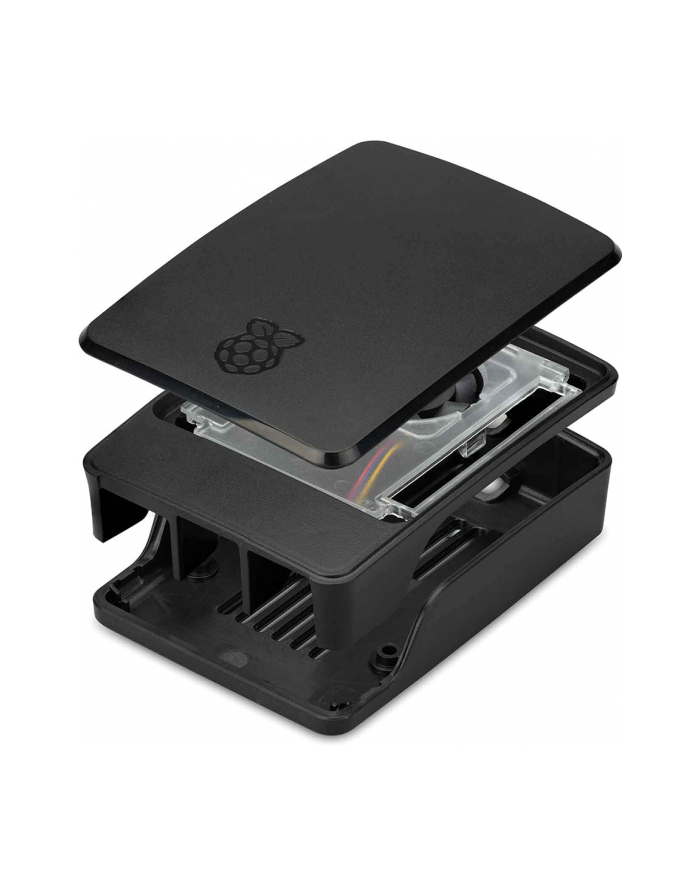 Raspberry Pi Oficjalna Obudowa Do 5 Czarna Z Wentylatorem główny