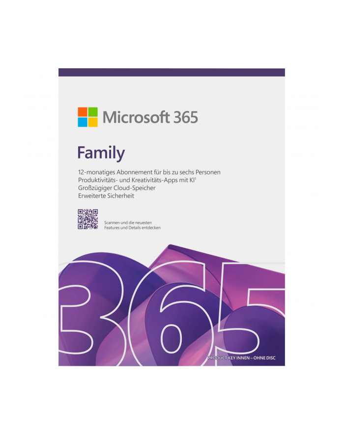 Microsoft 365 Family DE EP2-32369 (EP232369) główny