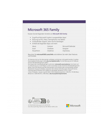 Microsoft 365 Family DE EP2-32369 (EP232369)