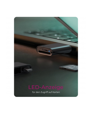 Czytnik kart Flash Icy box 2w1 USB-A/C (IBCR204CU3) nr 1