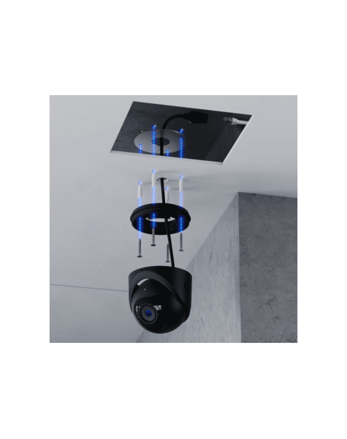 Ubiquiti UVC-G6-Turret-B Black, All-weather, tamper-resistant 4K PoE camera with a 1/1.8'' 8MP image sensor, Multi-TOPs AI Engine, and 3-axis manual adjustments for flexible installation główny