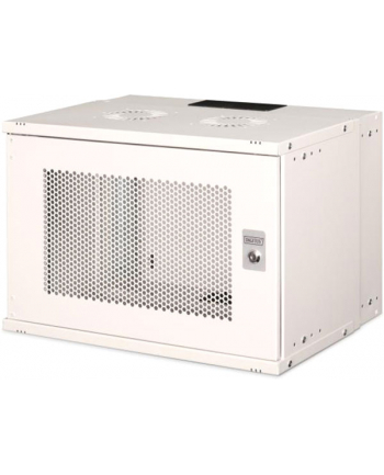 Digitus Szafa sieciowa wisząca 19'' 7U SOHO PRO 370 x 540 x 400mm drzwi perforacja szary niezłożona 60kg (DN49208)