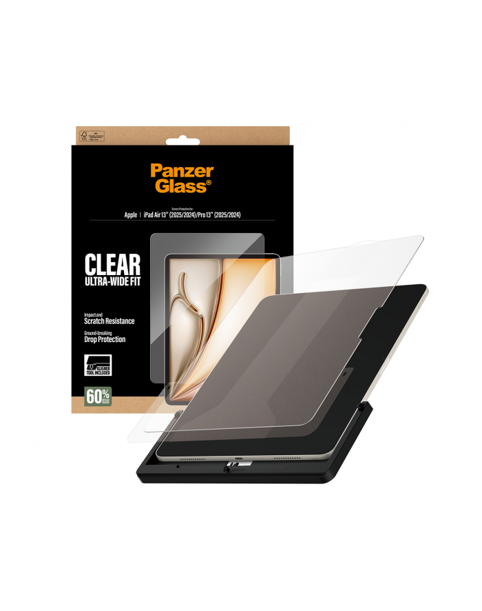 Etui do tabletu PanzerGlass iPad Air 13'' 2025 / 2024 Pro Przeźroczysty (PG78645) główny