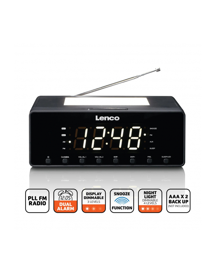 Radio Lenco CR-540BK Czarny główny