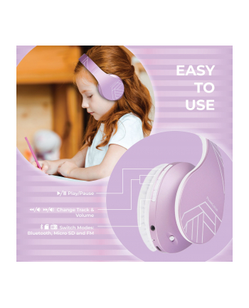 Powerlocus P2 Różowo-Białe (PWLP2KIDSMETALPURP)