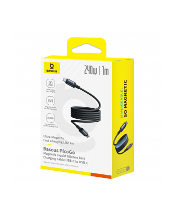 Baseus Przewód Kabel Magnetyczny 240W Usb-c Type-c Szybkie Ładowanie Pd Qc