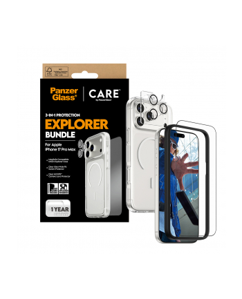 Panzerglass Zestaw Ochronny Care By Flagship Explorer 3W1 Etui Szkło Lens Do Iphone 17 Pro Max nr 2