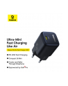 Baseus Picogo Gan Fast Charger 45W Czarny - nr 9