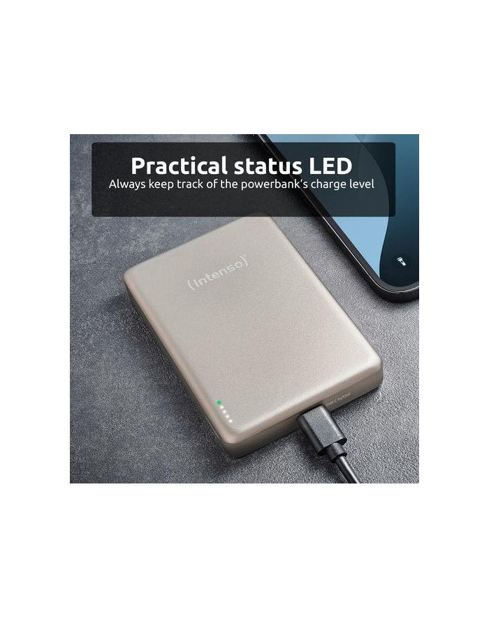 Intenso Powerbank Mw10000 Magsafe 10000 Mah Champagne S0245508 główny