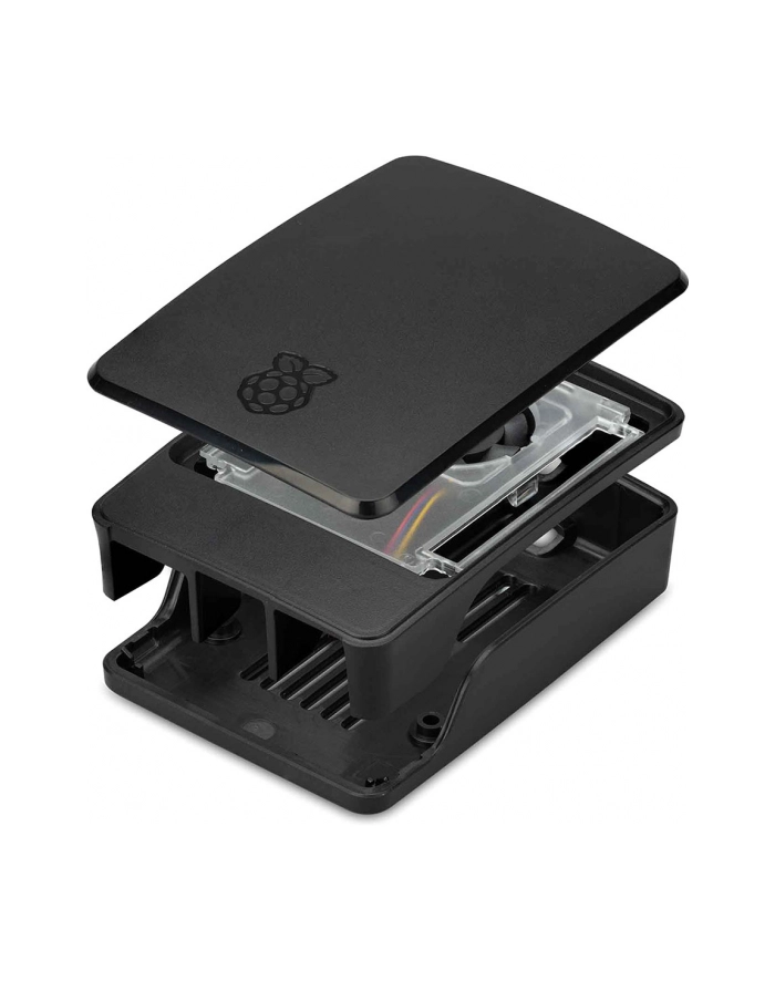 Raspberry Pi Oficjalna Obudowa Do 5 Czarna Z Wentylatorem główny