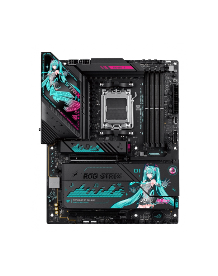 Asus Rog Strix X870E-H Gaming WIFI7 Hatsune Miku Edition główny