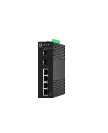Levelone Switch IGS-2106 łącza sieciowe Zarządzany L2 Gigabit Ethernet (10/100/1000) Czarny (IGS2106)