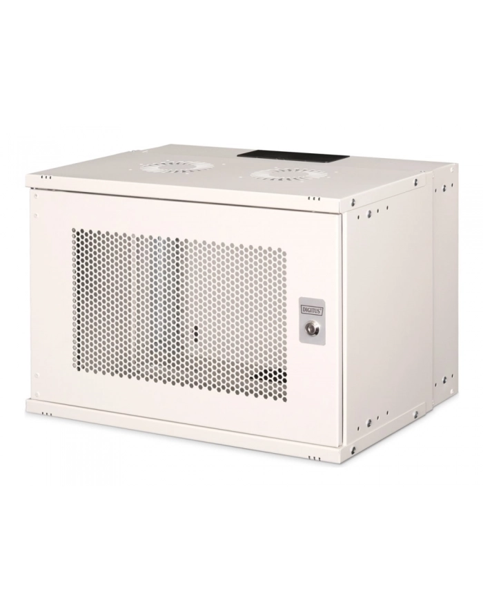 Digitus Szafa sieciowa wisząca 19'' 7U SOHO PRO 370 x 540 x 400mm drzwi perforacja szary niezłożona 60kg (DN49208) główny