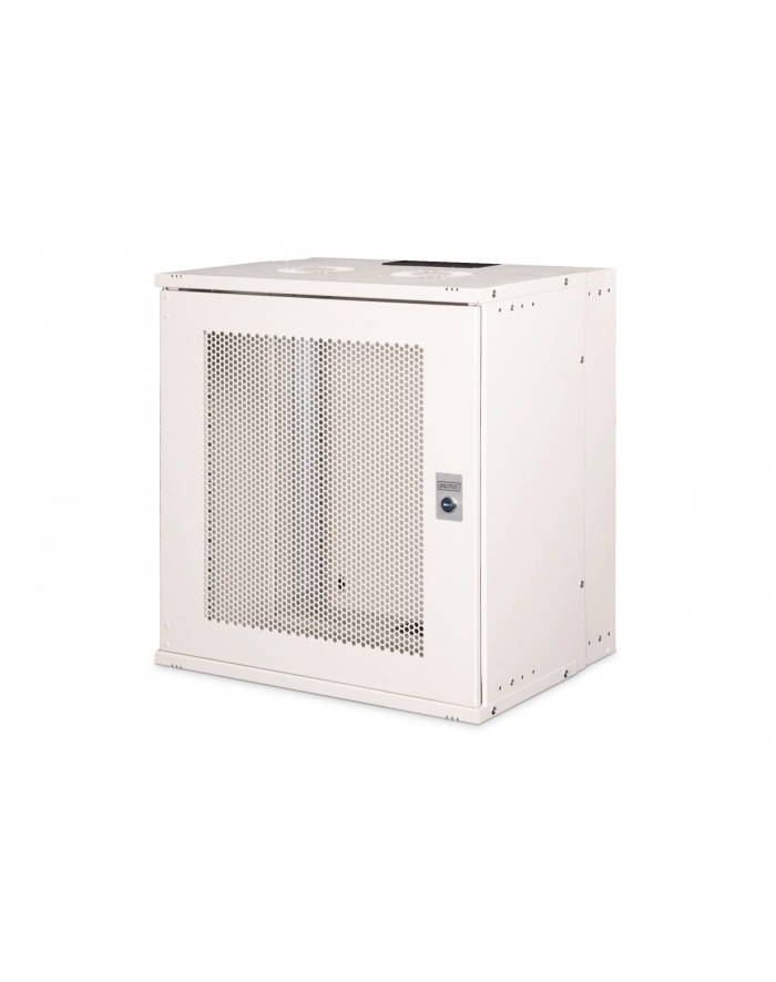 Digitus Szafa sieciowa wisząca 19'' 12U SOHO PRO 595 x 540 x 400mm drzwi perforacja szary niezłożona,60kg (DN49210) główny