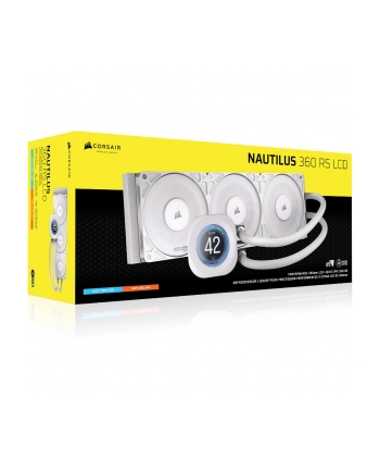 Corsair Chłodzenie CPU Nautilus 360 RS LCD Białe (CW9061034WW)