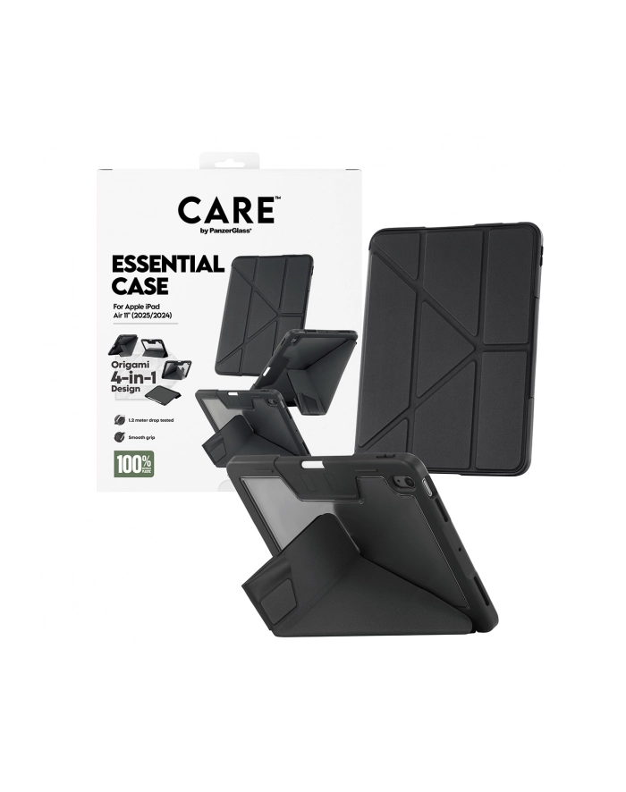 CARE by PanzerGlass TPU  czarny Essential etui iPad Air 11 główny