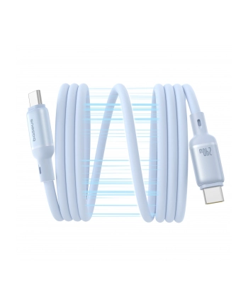 Baseus PicoGo USB-C 240W 1m, kabel magnetyczny niebieski