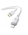 Baseus Silky Series ladowarka Type-C na iP 20W 1m bialy - nr 3