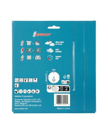 Makita  B-62985-2 EFFICUT Sägeblatt 165x20x25Z nr 1