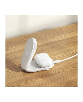Belkin UltraCharge 25W Qi2 indu. 2-w-1 Stacja Ladujaca WIZ039kqWH