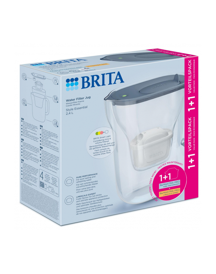 Brita Style Essential steinblau include 1xMXPRO PP 'amp; 1xMXPRO EK główny