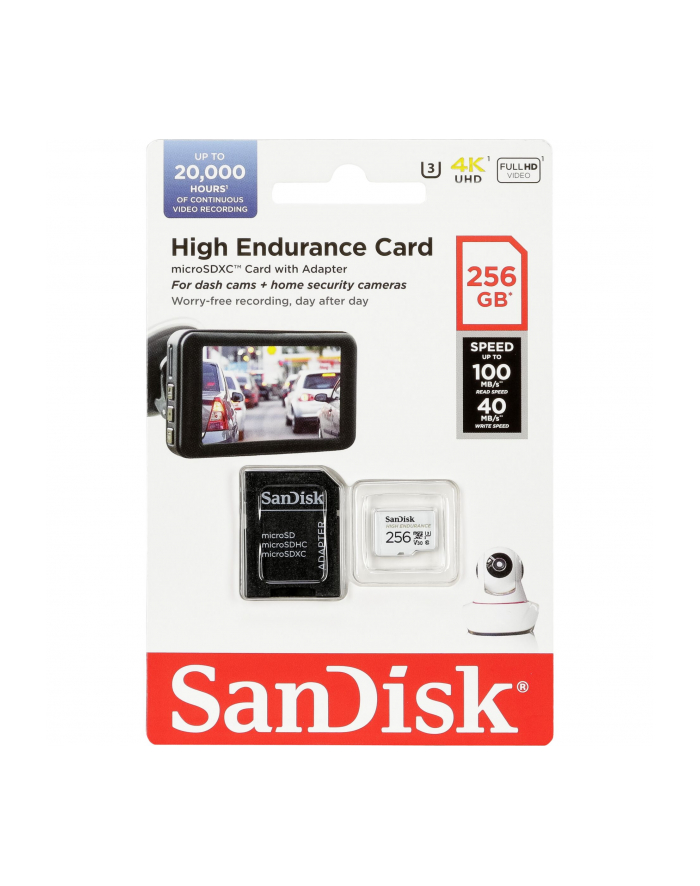 SanDisk High Endurance     256GB microSDXC     SDSQQNR-256G-GN6IA główny