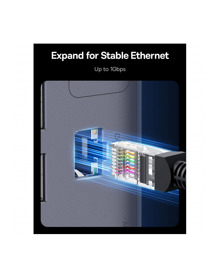 Baseus Spacemate Series 11-w-1 (MAC) stacja dokujaca, szary główny