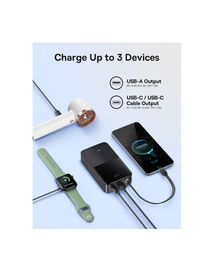 Baseus EnerFill FC51 Bipow2 Pro Power Bank 22,5W  20000mAh główny