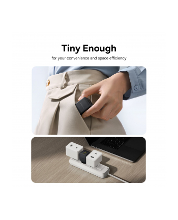 Baseus Palm USB i USB-C ladowarka 20W EU czarny nr 2