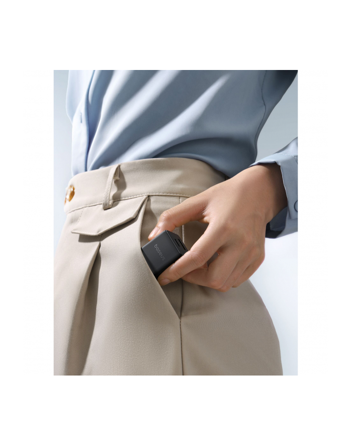 Baseus Palm USB i USB-C ladowarka 20W EU czarny główny