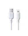 Baseus Silky Series ladowarka USB na iP 2.4A 2m bialy - nr 2